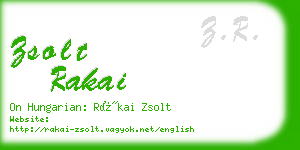 zsolt rakai business card